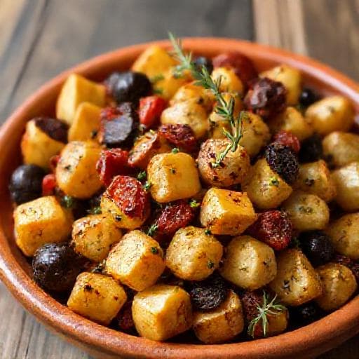 Pommes de terre grenaille à la provençale