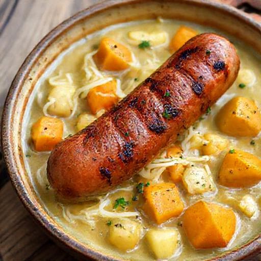 Papet Vaudois aux Légumes d'Hiver et Saucisse Paysanne
