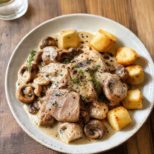 Émincé de veau express à la zurichoise