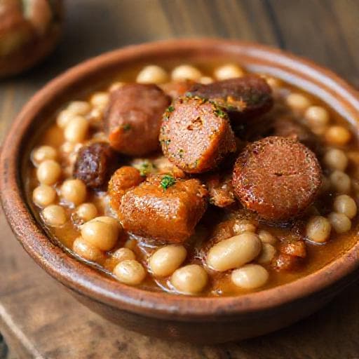 Cassoulet Express à la Saucisse et au Confit