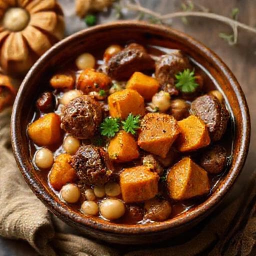 Cassoulet Toulousain revisité aux Légumes d'Automne