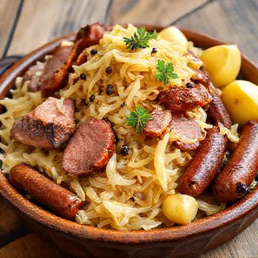 Choucroute Garnie Traditionnelle d'Alsace