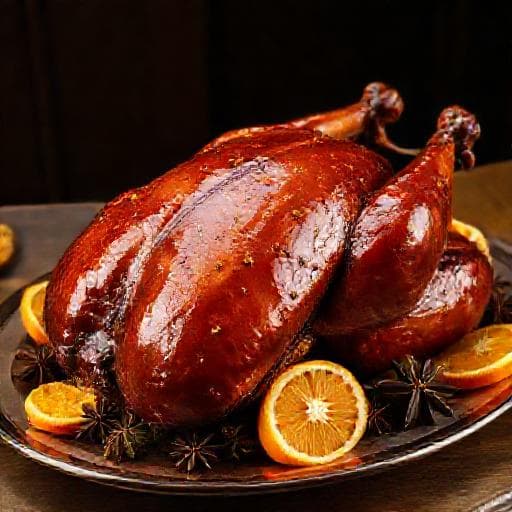 Canard Laqué aux Cinq Épices et Orange
