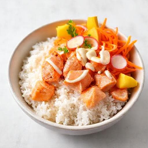 Poké Bowl Express au Saumon Mariné