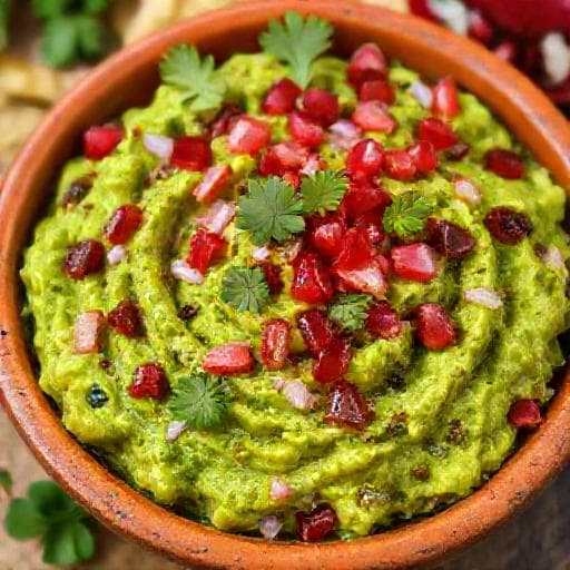 Guacamole aux Grenades et Piment Chipotlé