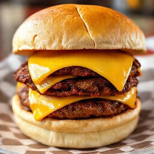 Cheeseburger 'Smash' Style Diner