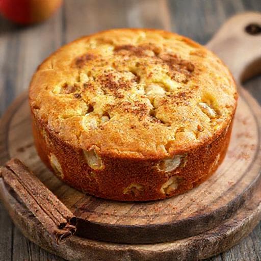 Gâteau au Yaourt aux Pommes et Cannelle