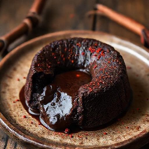 Moelleux au Chocolat et Piment d'Espelette