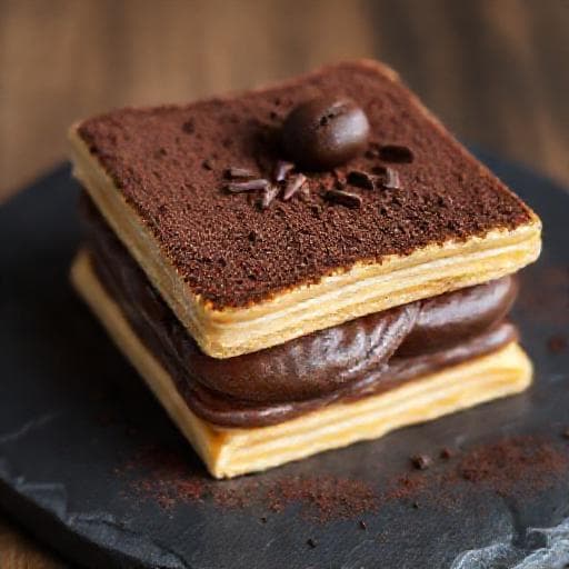 Mille-feuille au Chocolat et Café