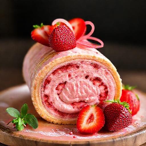 Charlotte aux Fraises et Rhubarbe