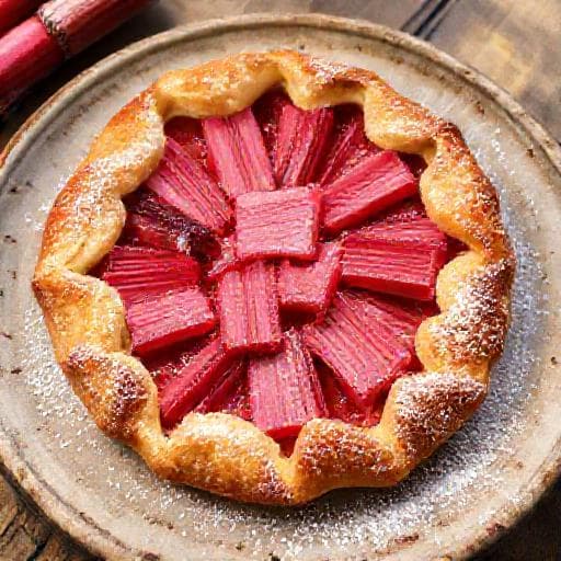 Tarte à la Rhubarbe Traditionnelle