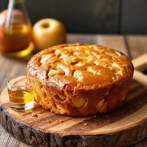 Gâteau aux Pommes et Calvados