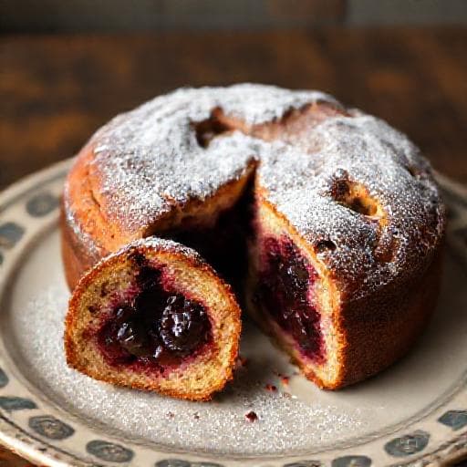 Gâteau Basque à la Cerise Noire (Koka)