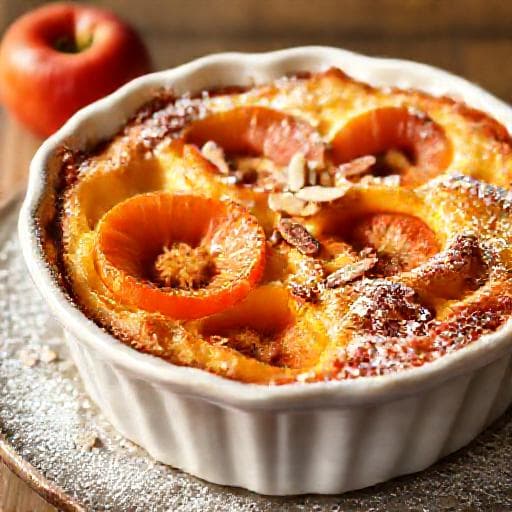 Clafoutis aux Abricots et Amandes Grillées