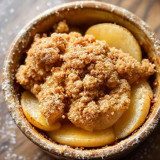 Crumble aux Pommes Traditionnel