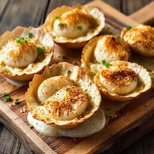 Coquilles Saint-Jacques Gratinées Traditionnelles