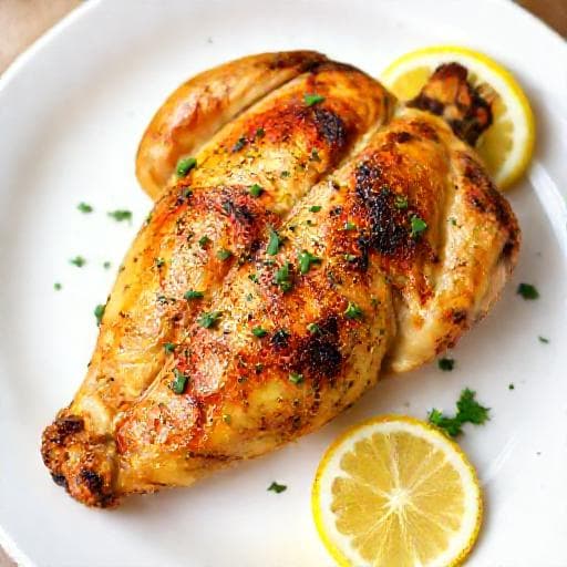Poulet Rôti Express au Citron et Herbes