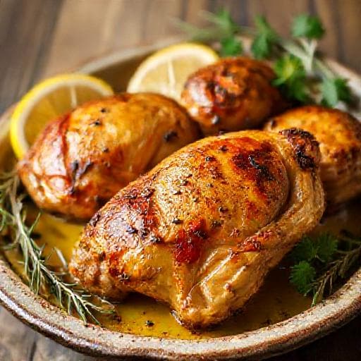 Cuisses de Poulet Rôties Traditionnelles