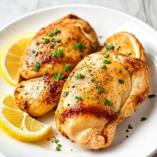 Cuisses de Poulet au Citron et aux Herbes (Rapide)