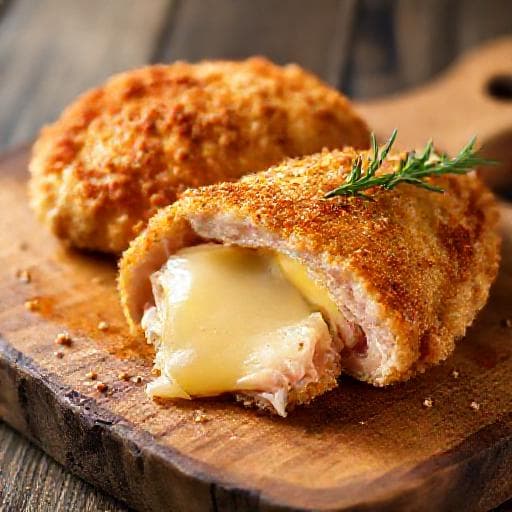 Poulet Cordon Bleu Croustillant