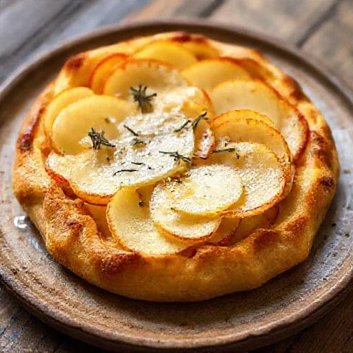 Croustillant Savoyard aux Pommes et Reblochon