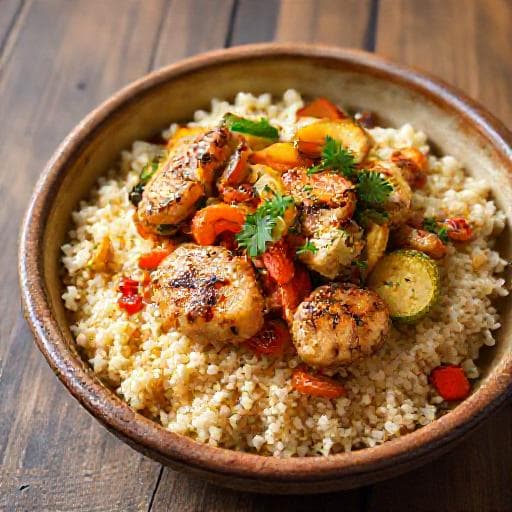 Couscous Express aux Légumes et Poulet