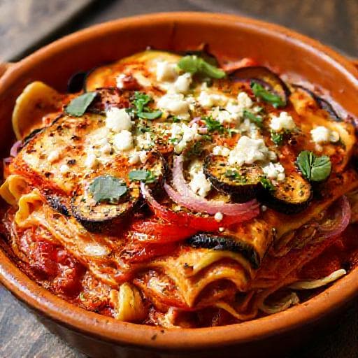 Lasagnes aux Légumes Méditerranéennes