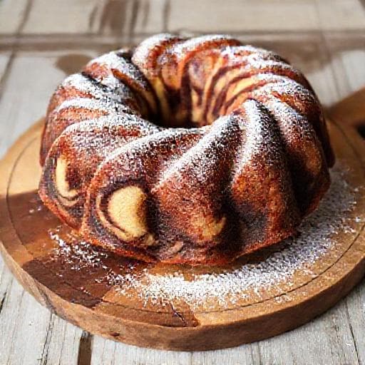 Rychlá mramorová bábovka z jogurtu