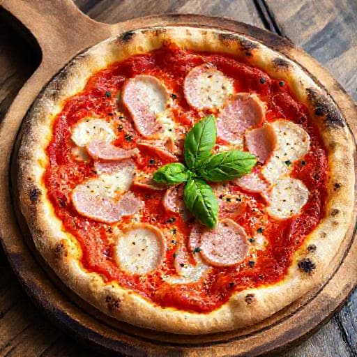 Klasická domácí pizza se šunkou