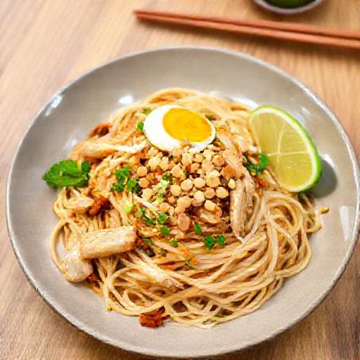 Rychlé Pad Thai s kuřetem
