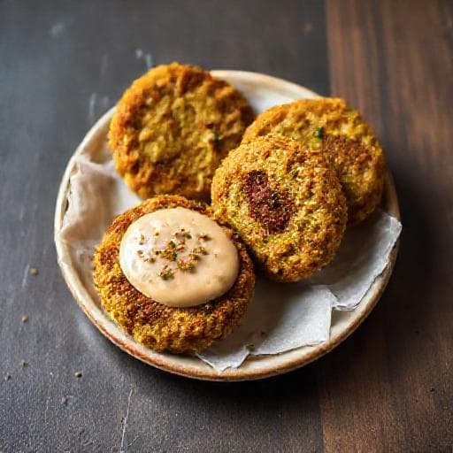 Rychlý falafel z konzervované cizrny