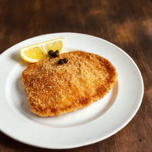 Vepřový Řízek "Vídeňský" s Citronem a Kapary