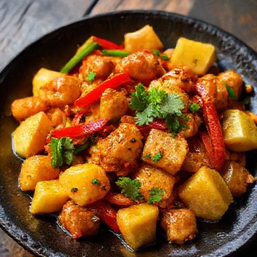 Kuřecí čína s ananasem a chilli