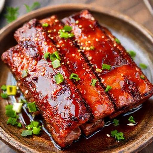 Sườn Nướng Mật Ong Truyền Thống
