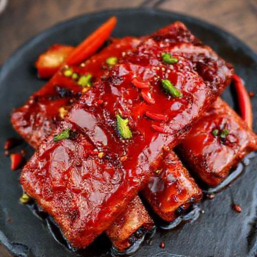 Sườn Nướng Mật Ong Sa Tế