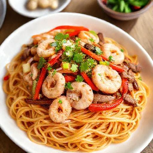 Phở Chiên Phồng Tôm Thịt