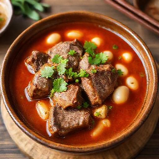 Sườn Nấu Đậu Truyền Thống