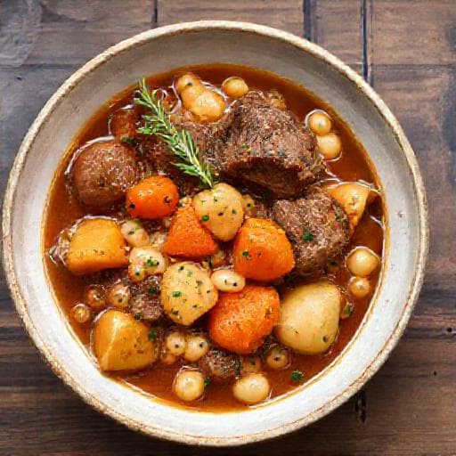 Sườn Nấu Đậu Kiểu Pháp (Ragout)