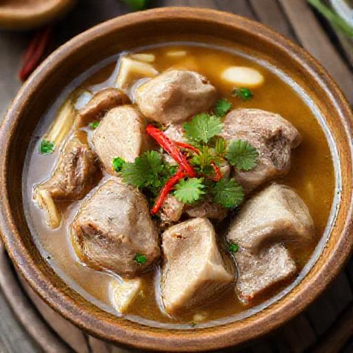 Chân Giò Giả Cầy Nấu Riềng Sả Tươi