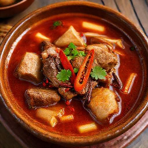 Chân Giò Hầm Măng Vị Cay