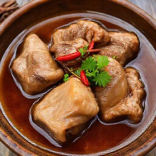Giò Heo Kho Nước Dừa Truyền Thống