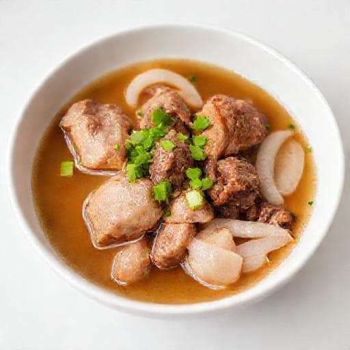 Giò Heo Kho Nước Dừa Nhanh Gọn