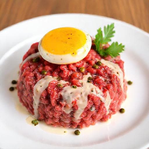 Bò Lúc Lắc Kiểu Pháp (Steak Tartare)