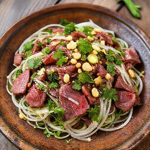 Bò Tái Chanh Kiểu Miền Trung