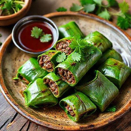 Bò Cuốn Lá Lốt Truyền Thống