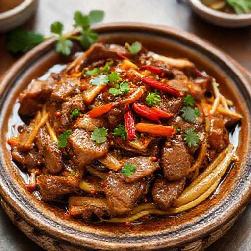 Bò Xào Sả Ớt Kiểu Miền Trung