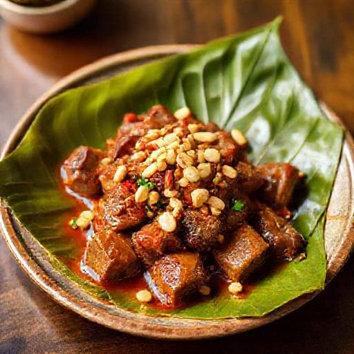 Bò Nướng Sa Tế Kiểu Miền Tây