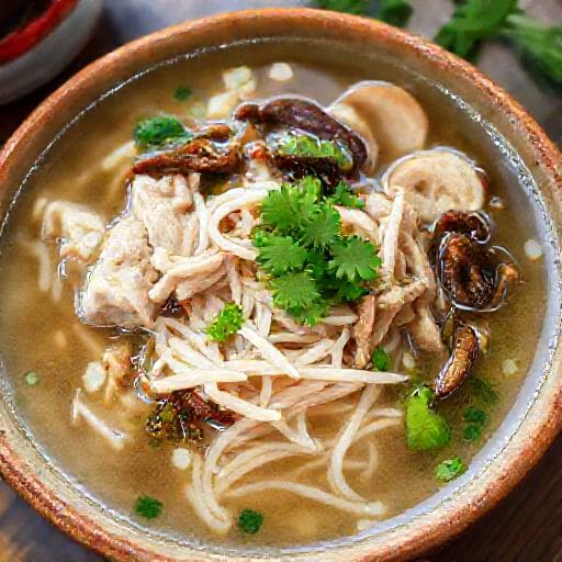 Bún thang truyền thống