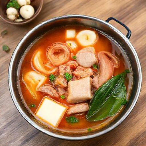 Lẩu riêu cua bắp bò kiểu nhanh
