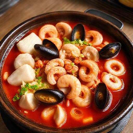 Lẩu Tokbokki Hải Sản Kiểu Busan